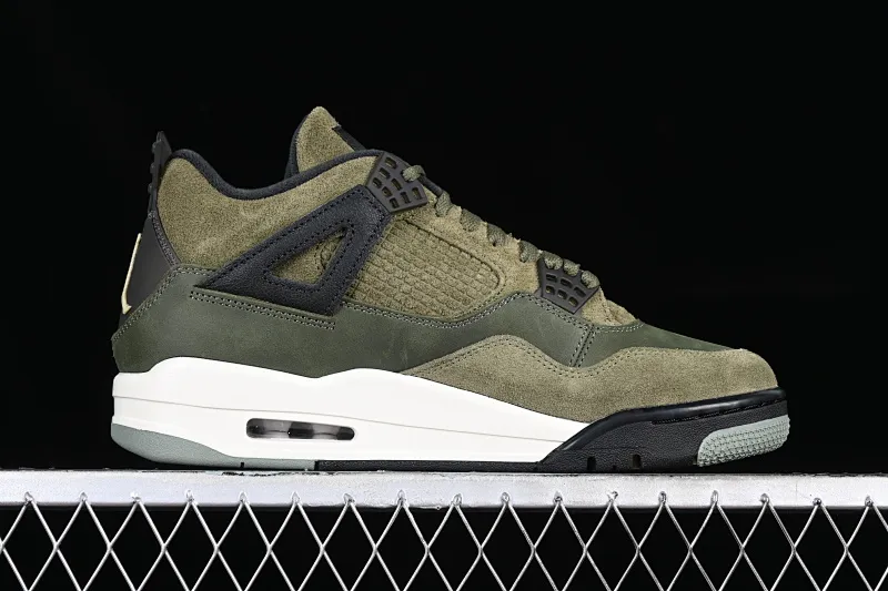 All categories Air Jordan Jordan series basketball shoes Air Jordan 4 GX foreign trade version Air Jordan 4 SE Craft "Medium Olive" AJ4 Joe 4 olive green FB9927-200